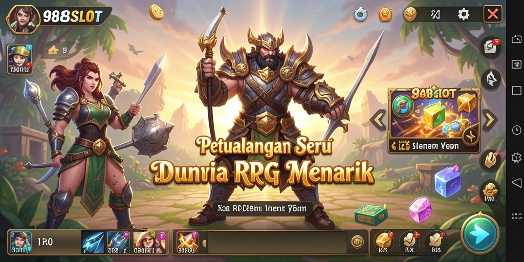 Screenshot menampilkan pertarungan epik dari gameplay 988SLOT yang mendebarkan.