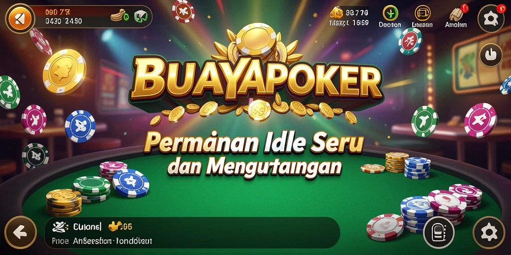 Tampilan gameplay BUAYAPOKER yang menarik dan interaktif.