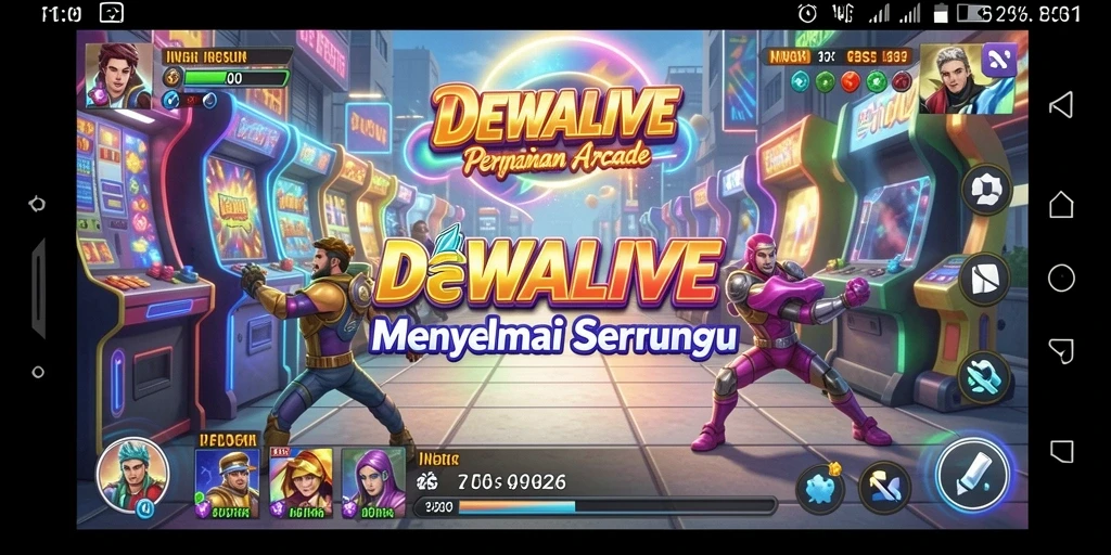 Tampilan permainan DEWALIVE dengan gameplay yang seru dan menantang.