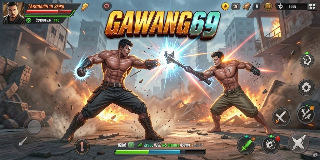 Screenshot GAWANG69 menampilkan aksi pertarungan yang mendebarkan.