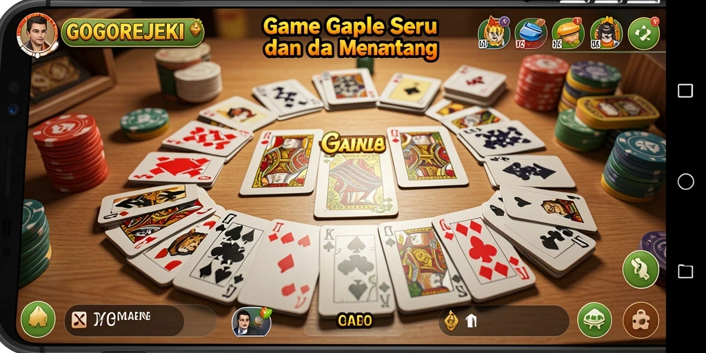 Tampilan gameplay GOGOREJEKI yang menarik dan interaktif.