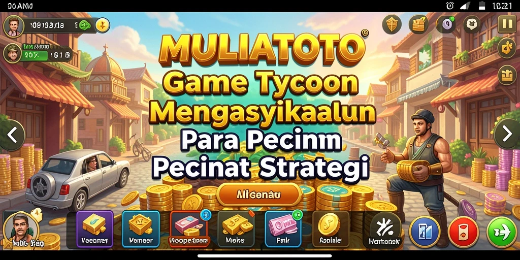 Gameplay Tycoon yang seru dan menantang di MULIATOTO.