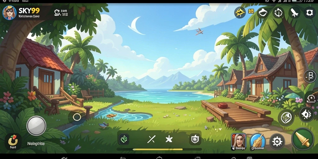Screenshot gameplay <strong>SKY99</strong> yang menarik dan menghibur.